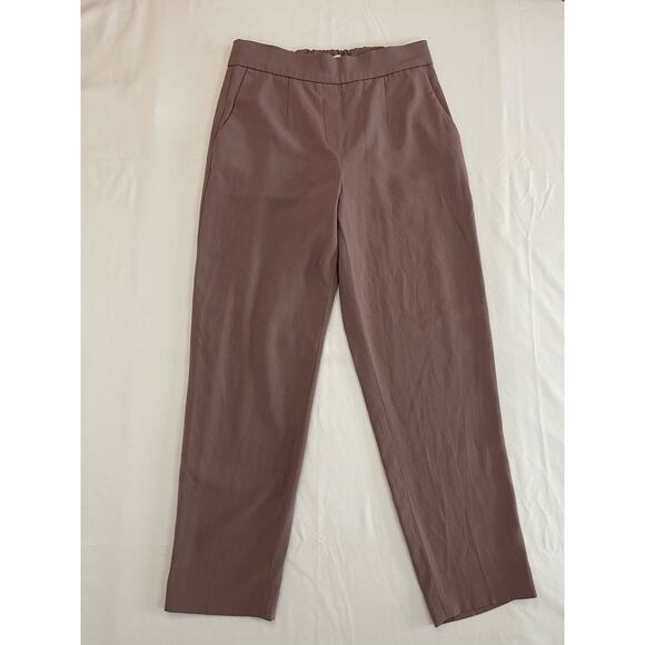 Aritzia Babaton Conan Pant Cropped Slim-Leg Trousers Shadow Mauve Size 2 - Picture 2 of 12